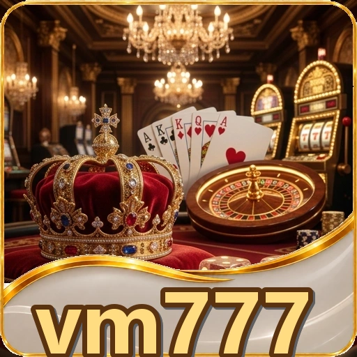 Kartu katalog vm777 menampilkan penjelasan singkat, versi/ukuran acuan paket inti, dan skor